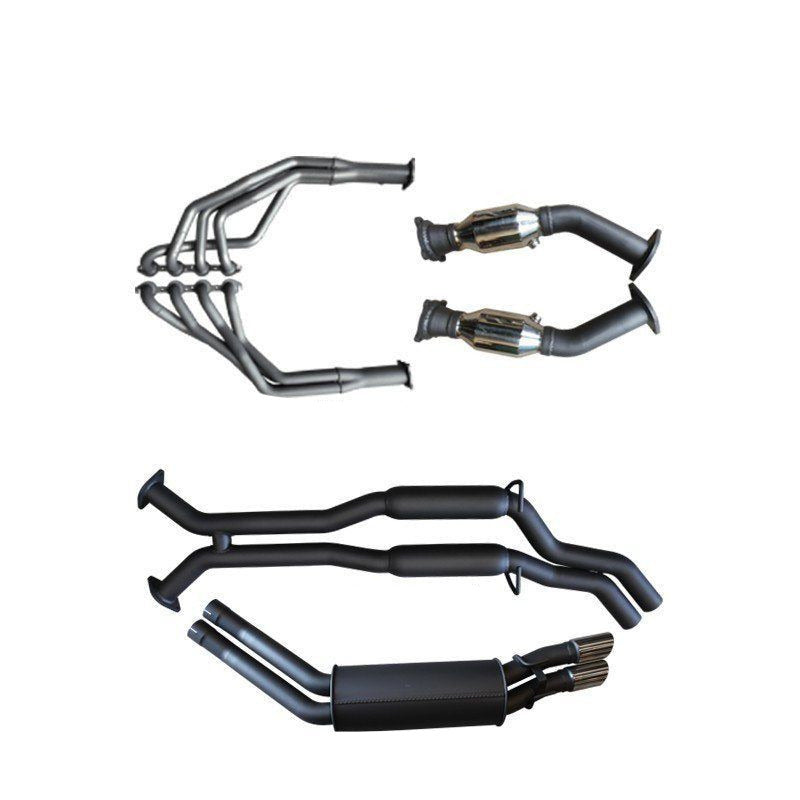 Manta - HSV Clubsport, GTS, Senator Y Series VY 5.7L V8 Sedan & VZ 6.0L V8 Sedan (2002-2004) 2.5" Dual with Extractors Hotdog/Muffler