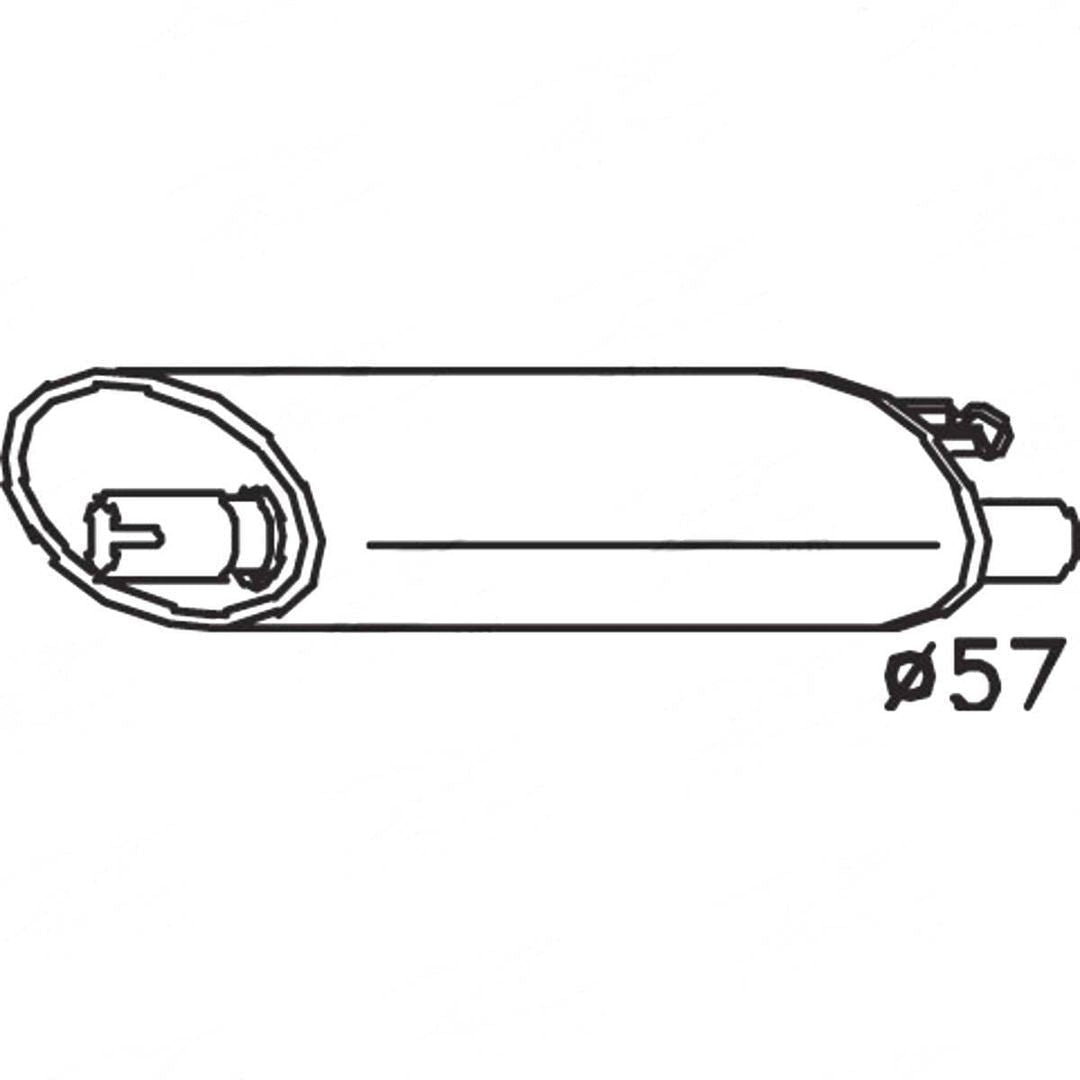 Standard Replacement - Volvo 940 944 945 (1990 - 1998) Sedan & Wagon (2.3L) Rea…