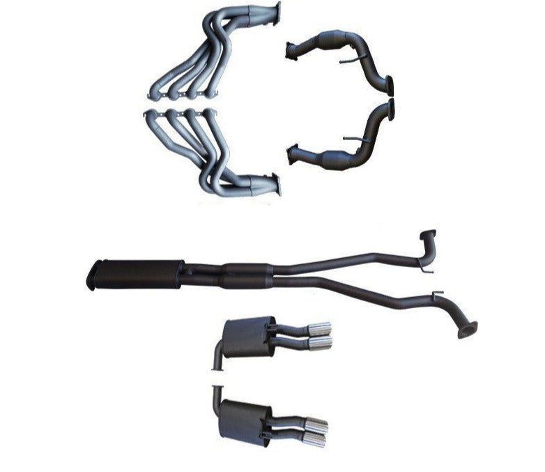 Manta - Holden Commodore (2007-2013) VE/E Series 6.0L, 6.2L V8 Ute 2.5in With Extractors Muffler/Muffler