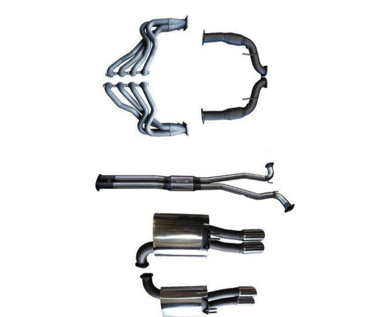 Manta - Holden Commodore VE Ute & Maloo (2007-2013) VE/E Series 6.0L, 6.2L V8 3in With 1 7/8 in Extractors Hotdog/Muffler