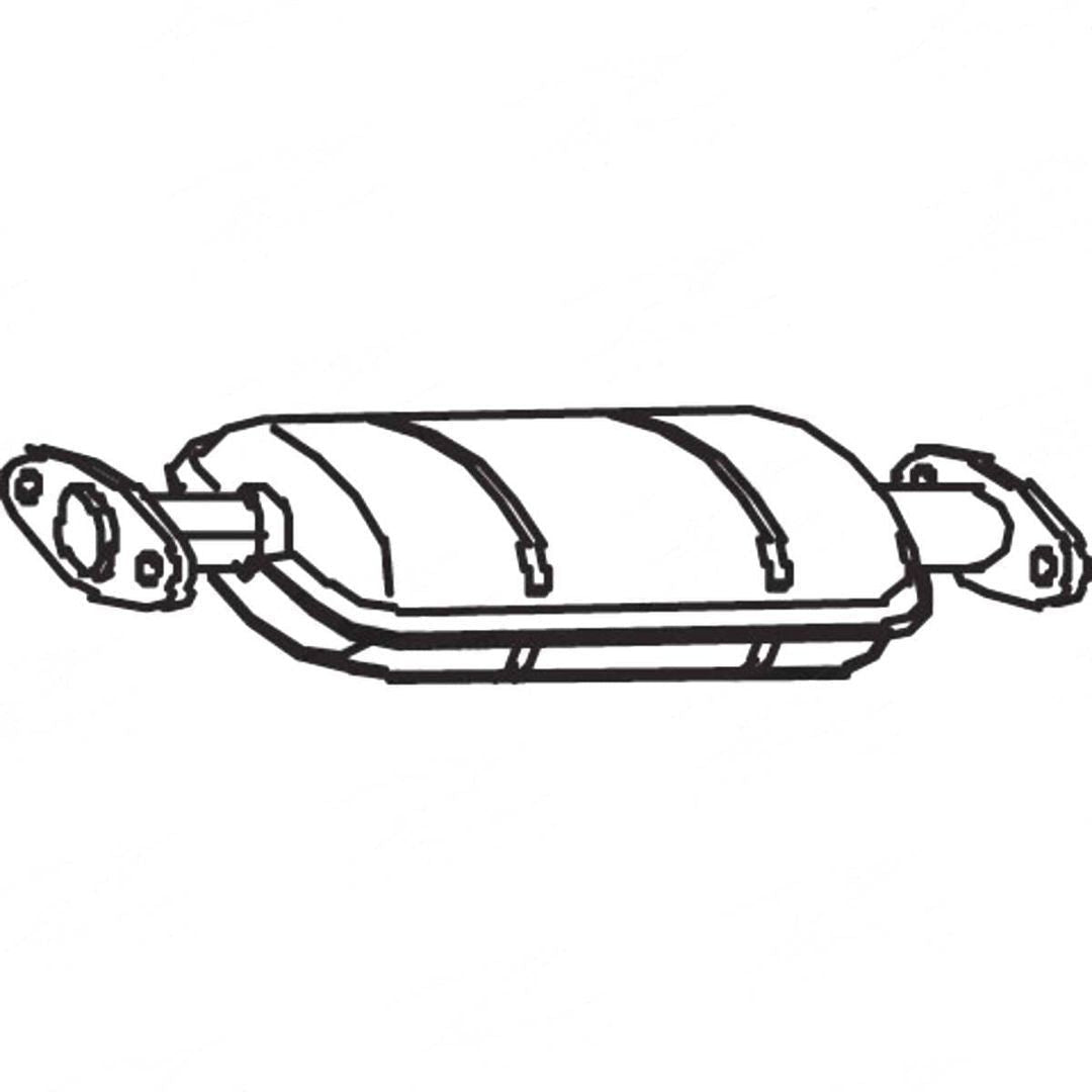 Standard Catalytic Converter - Holden Vectra JR JS (1997 - 2003) Sedan, Wagon & Hatchba…