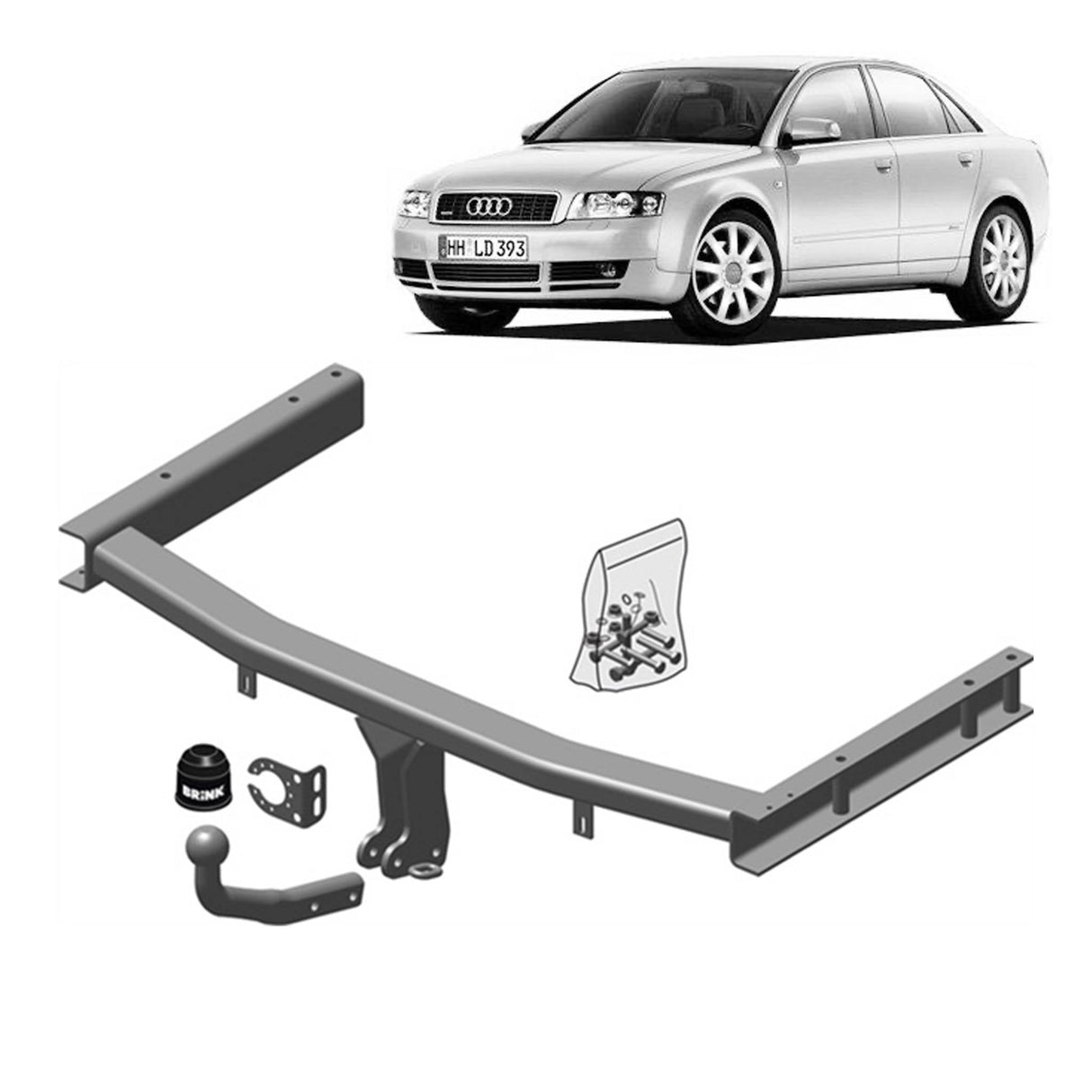 BRINK - Audi A4 (2000 - 2009) European Towbar