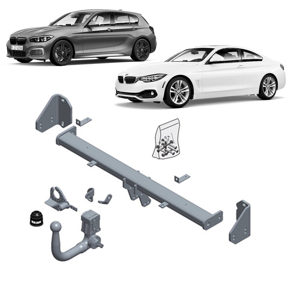 BRINK - BMW 4 Series (2013 - 2020), BMW X1 (2014 - 2022), BMW 3 Series (2011 - 2019), BMW 1 Series F20/F21 (2011 - 2019), BMW 2 Series (2013 - 2018) Towbar