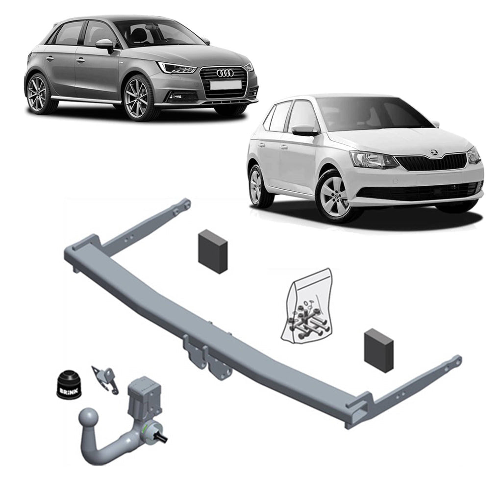 BRINK - Audi A1 (2010 - 2018), Skoda Fabia (2007 - 2018) European Towbar