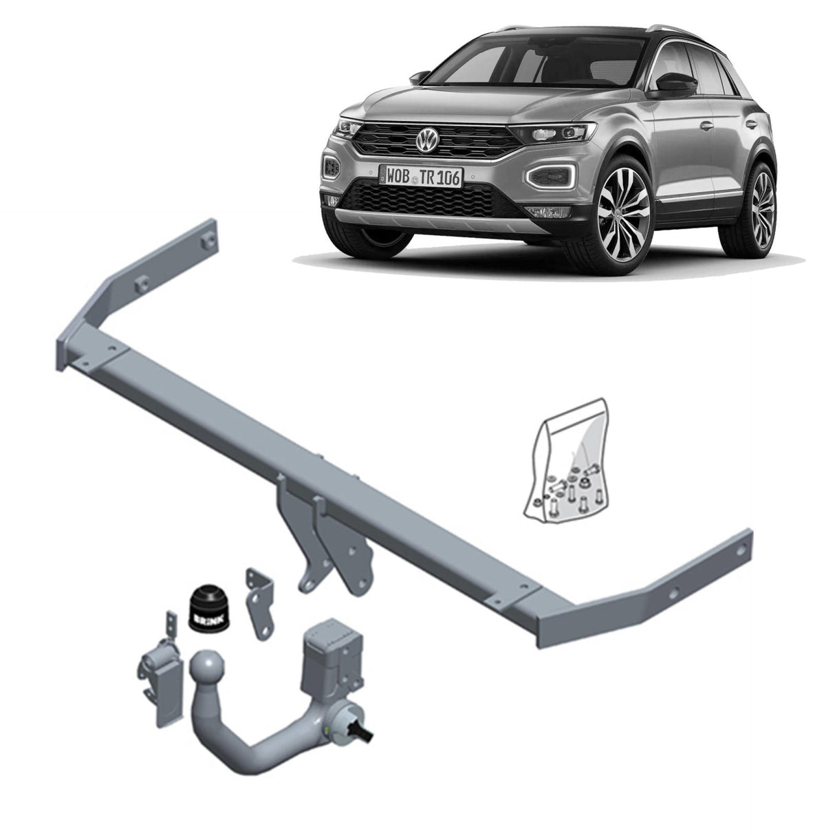 BRINK - Volkswagen T-Cross (2018 - on) European Towbar