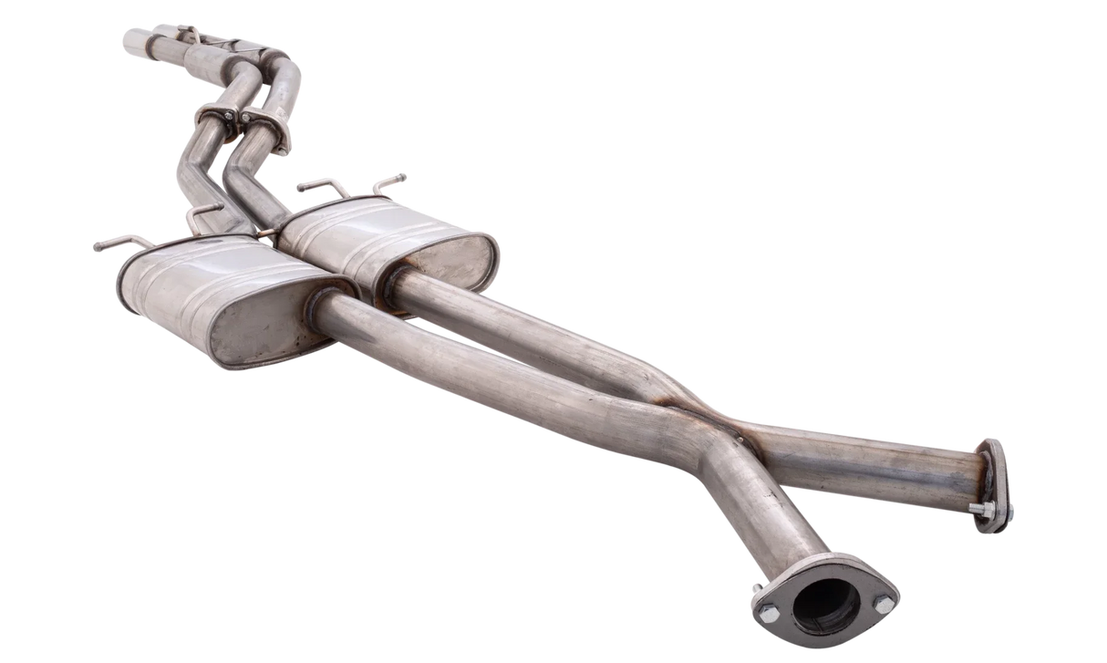 XFORCE - Holden COMMODORE V8, VU-VY V8 5.7L UTE 2001-2004, 2.5" Inch Stainless Steel Catback Exhaust System With Hotdog