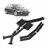 REDBACK - Holden Commodore 5.7L V8 VT, VX, VY, VZ, V6 or Supercharged Sedans (1997 - 2006) Cat Back Exhaust with Rear Muffler Delete