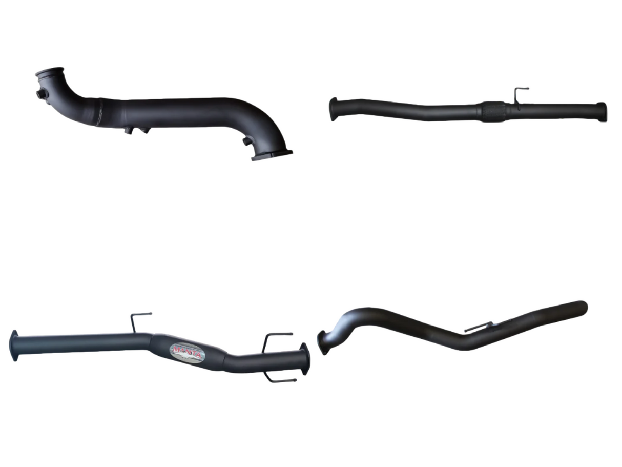 Manta - Isuzu D-MAX 2020+ 3.0L - Turbo Back System - 3" Single Exhaust without Cat / with Hotdog