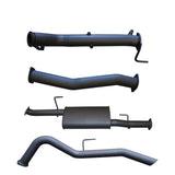 Manta - Nissan Navara NP300 3in Turbo Back Exhaust System Without Cat, Muffler