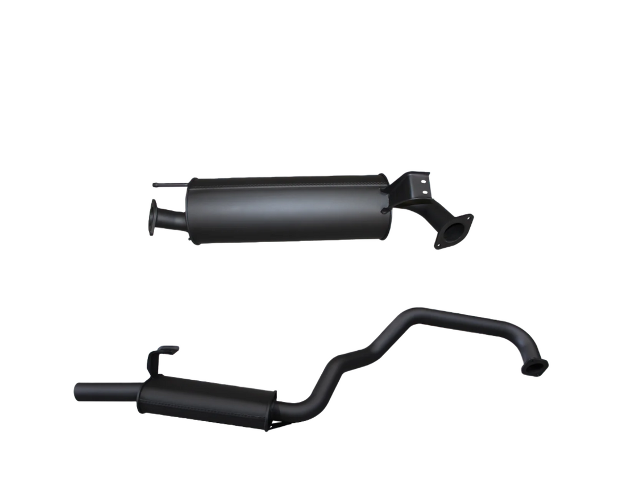 Manta - Toyota HZJ105 2.5in off Extractors Muffler/Muffler