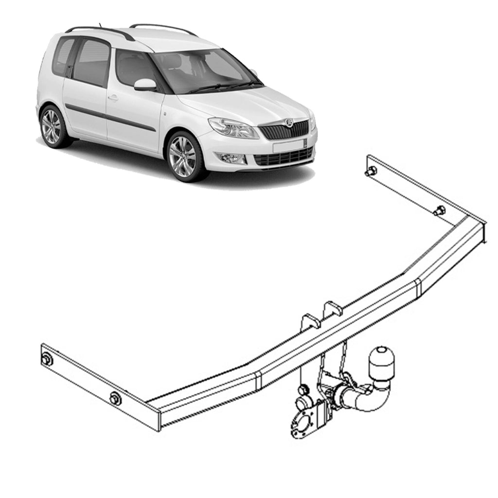 TAG - Skoda Roomster (2008 - 2015) - European Towbar