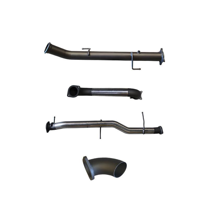 Manta - Volkswagen V6 Amarok 3in DUMP PIPE BACK Without Muffler Dump At Diff