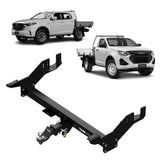 TAG - Mazda BT-50 (2020 - on), Isuzu D-MAX (2020 - on) Heavy Duty Extended Towbar with Bumper Step