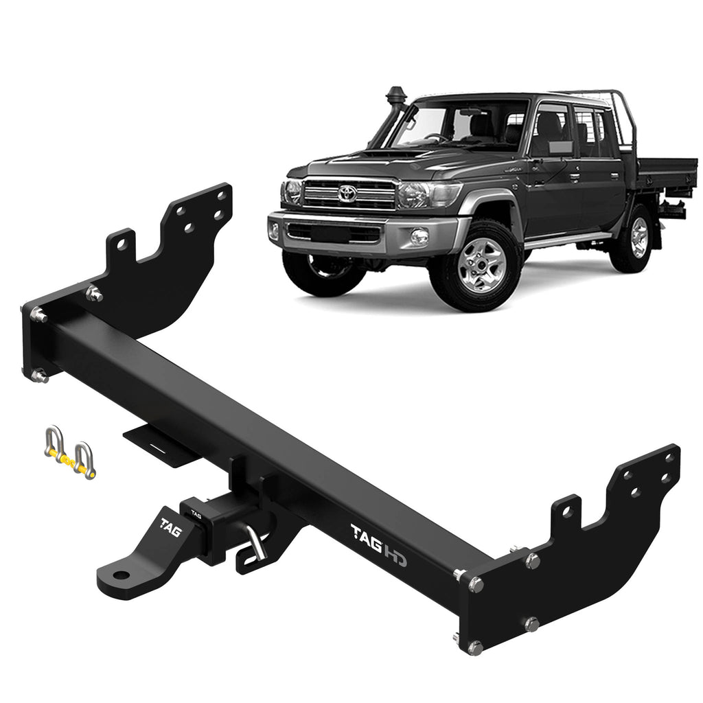 TAG - Toyota Landcruiser (2012 - on) - Single & Dual Cab Chassis - Heavy Duty Towbar