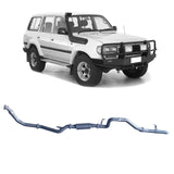 Redback Performance - Toyota Landcruiser 80 Series Wagon 4.2L 1HZ (01/1990 - 02/1998) Exhaust (Extreme Duty 4x4) "Pipe & Resonator" DTS