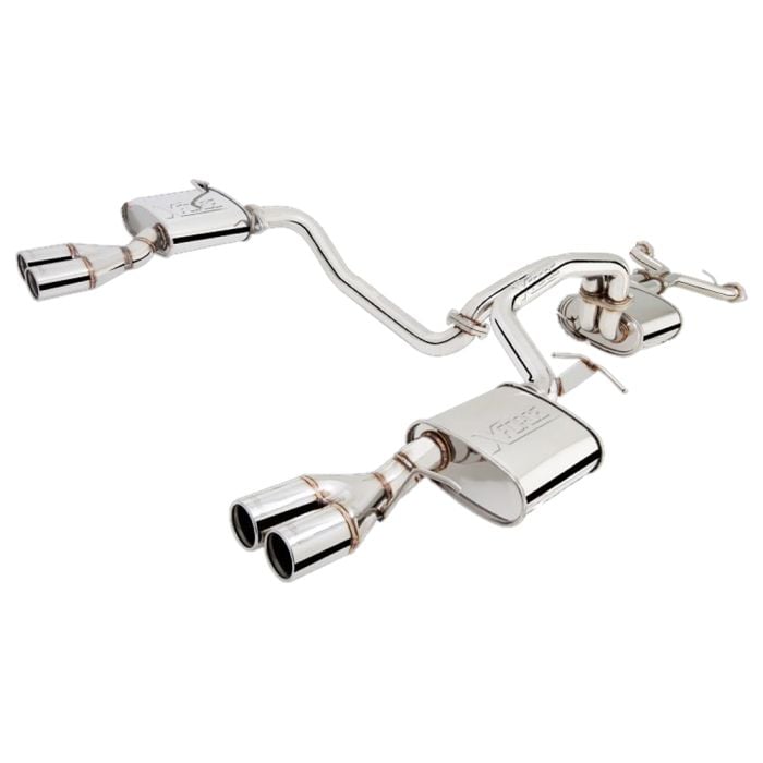 XFORCE - FORD GT, GT-P BA V8 SEDAN (2003-2005) 2.5" Inch Raw Stainless Steel Catback Exhaust System