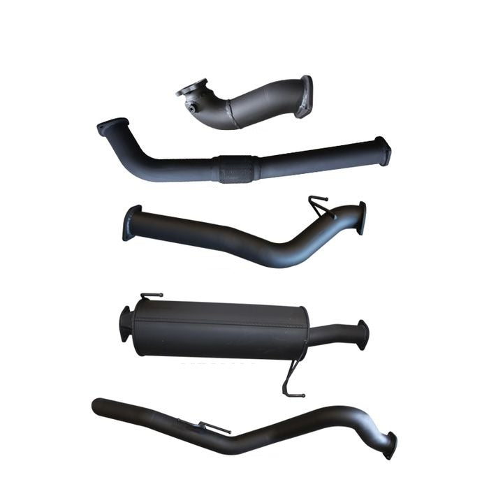 Manta - Isuzu D-MAX 3.0L SWB Styleside 07/2008-07/2010 - Full Exhaust - 3" Stainless Steel Cat Back System without Cat