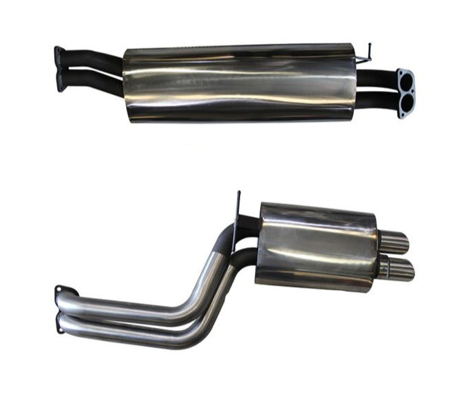 Manta - Ford Territory, FPV F6X, SUV SX, SY 4.0L Turbo 6 Cylinder Petrol (2006-2009) Cat Back - 2.5" Stainless Dual Exhaust - Muffler/Muffler