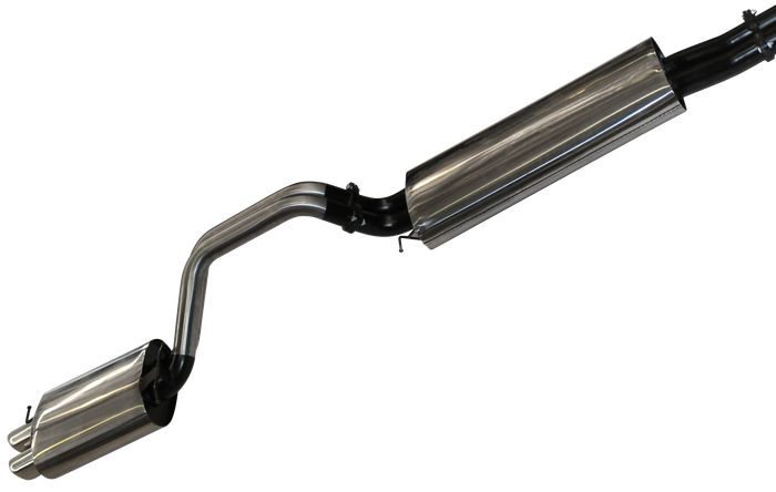 Manta - Ford Territory, FPV F6X, SUV SX, SY 4.0L Turbo 6 Cylinder Petrol (2006-2009) Cat Back - 2.5" Stainless Dual Exhaust - Muffler/Muffler