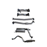 Manta - Toyota VDJ200 2.5in NO Cat Muffler Centre & Rear, Dump Tip