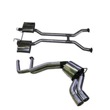 Manta - Ford Falcon AU 5.0L V8 Sedan IRS, including XR8 - Cat Back - 2.5" Stainless Dual Exhaust - Muffler/Muffler