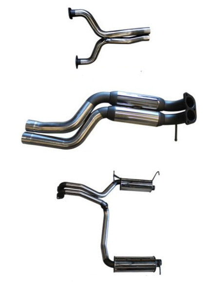 Manta - Ford Falcon FPV FG GT 5.0 V8 SDN (2010-2016) 2.5in L & R Catback Hotdog/Muffler