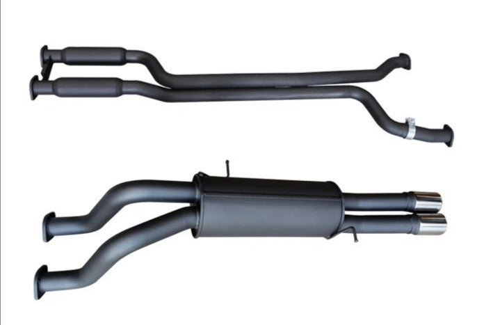 Manta - Ford Falcon AU 5.0L V8 Ute (1998-2002) - Cat Back - 2.5" Dual Exhaust - Hotdog/Muffler