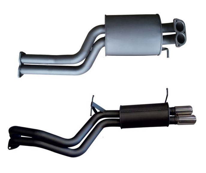 Manta - Ford Falcon BA, BF XR6 Turbo Sedan & FPV F6 Typhoon, Force 6 Sedan (2002-2008) - Cat Back - 2.5" Dual Exhaust - Muffler/Muffler