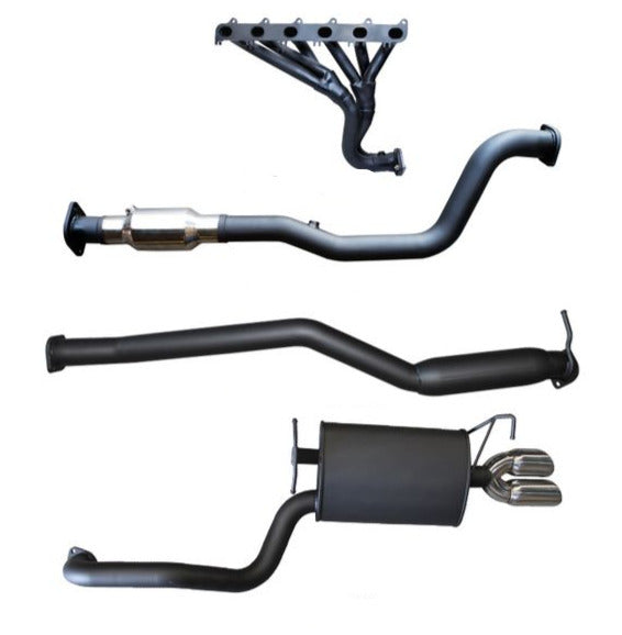 Manta - Ford Falcon FG 4.0L 6 Cylinder Non Turbo Sedan (2008-2016) - Full System - 1 5/8" Wildcat Extractor + Cat with 2.5" Single Cat Back - Hotdog/Muffler