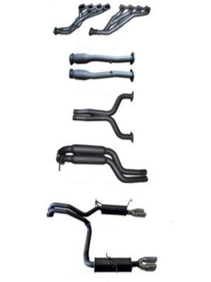 Manta - Ford Falcon FG 5.4L XR8 V8 Sedan (2008-2010) 2.5in L & R With Extractors Hotdog/Muffler