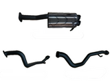 Manta - RAM DT 1500 5.7L V8 3in Single into Twin, Factory Cat Back Exhaust, with 5in Black tips