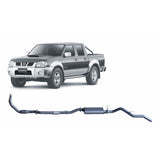 Redback Extreme Duty Exhaust for Nissan Navara D22 2.5L (01/2008 - 10/2015) "Cat & Muffler"