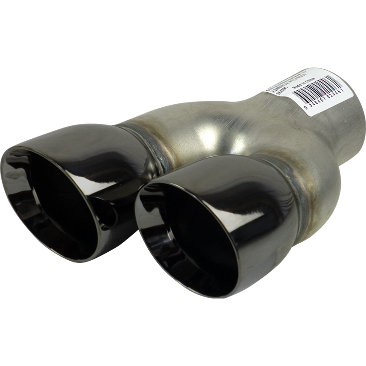 Exhaust Tip - Suited For Holden Commodore VE Dual Tip RHS (2 1/4") (Black Chrome)