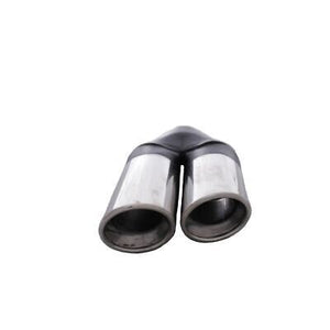 Y Piece Exhaust Tip - 2 1/4" Inch (In) 3" Inch (Out) 228mm Long