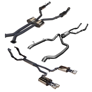 Manta - Ford Falcon AU V8 Sedan IRS - Full System - 1 3/4" Extractors + Cats with 3" Stainless Single Cat Back - Muffler/Muffler